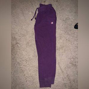Unisex purple champion sweatpants